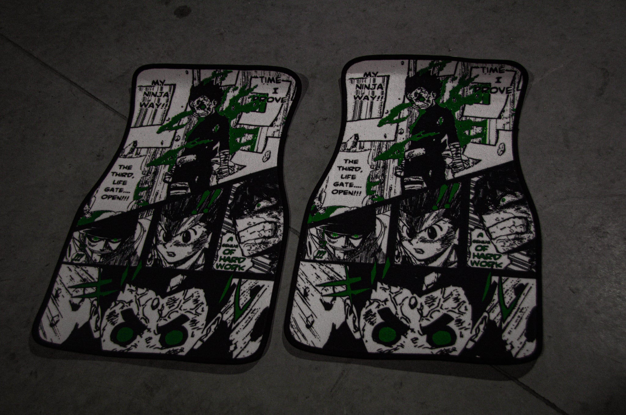 Rock Lee Manga Panel!! | Floor Mats