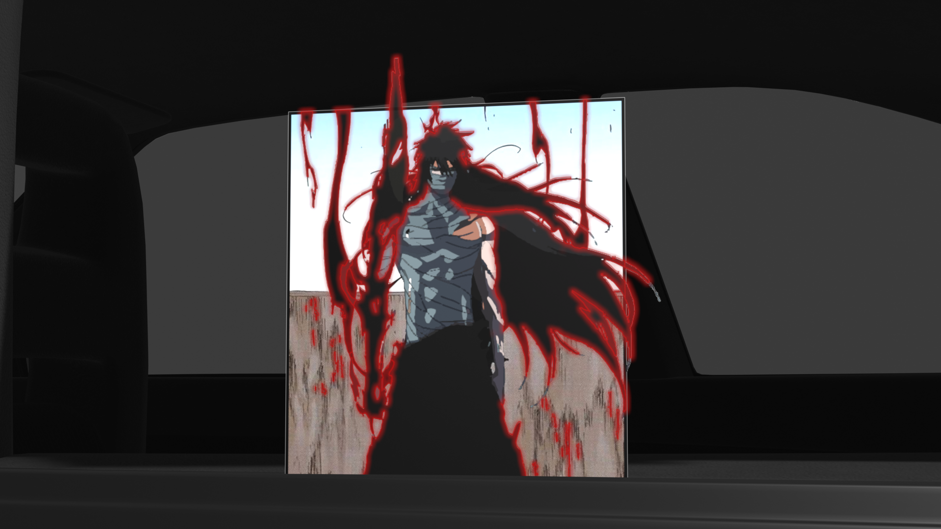 Dark Anime Kurosaki Ichigo Final Getsuga Tenshou Matte Finish