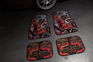 Geisha x Tiger: Japanese Tattoo Style | Floor Mats!