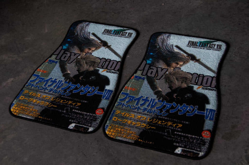 Ff7 Rug Retro FF7!! (Magazine Cover Style) | Floor Mats (Pair) – Incompletegl
