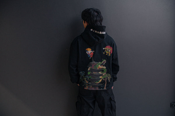 The Clash of Shenron x Ukiyo-e Style | Hoodie