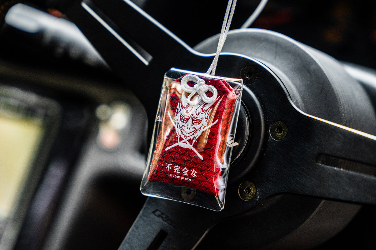 Oni Mask Omamori Charm Fearless – Incomplete, image 2