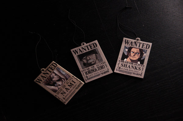 One Piece Wanted Posters! | Air Freshener