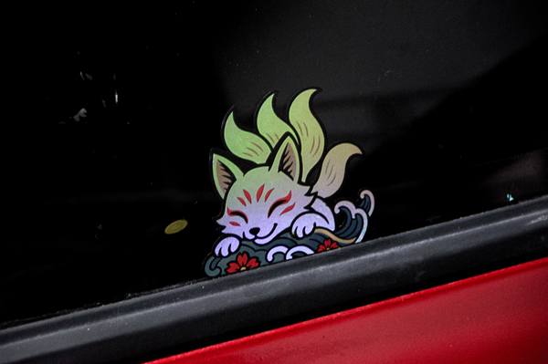 Kitsune Spirit Decal | Holographic Decal