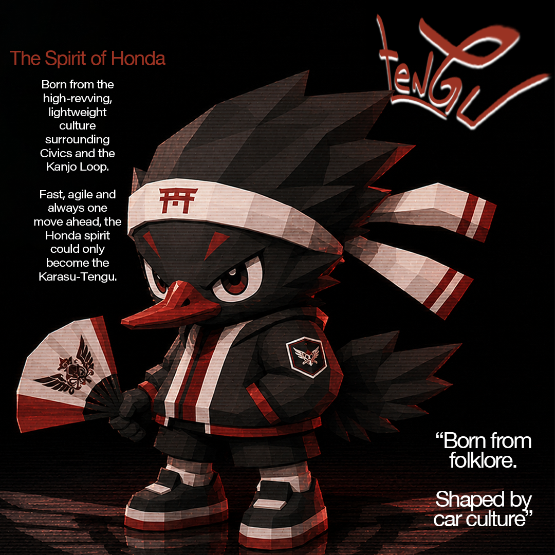 Tengu, the yokai Spirit of Honda – Incomplete