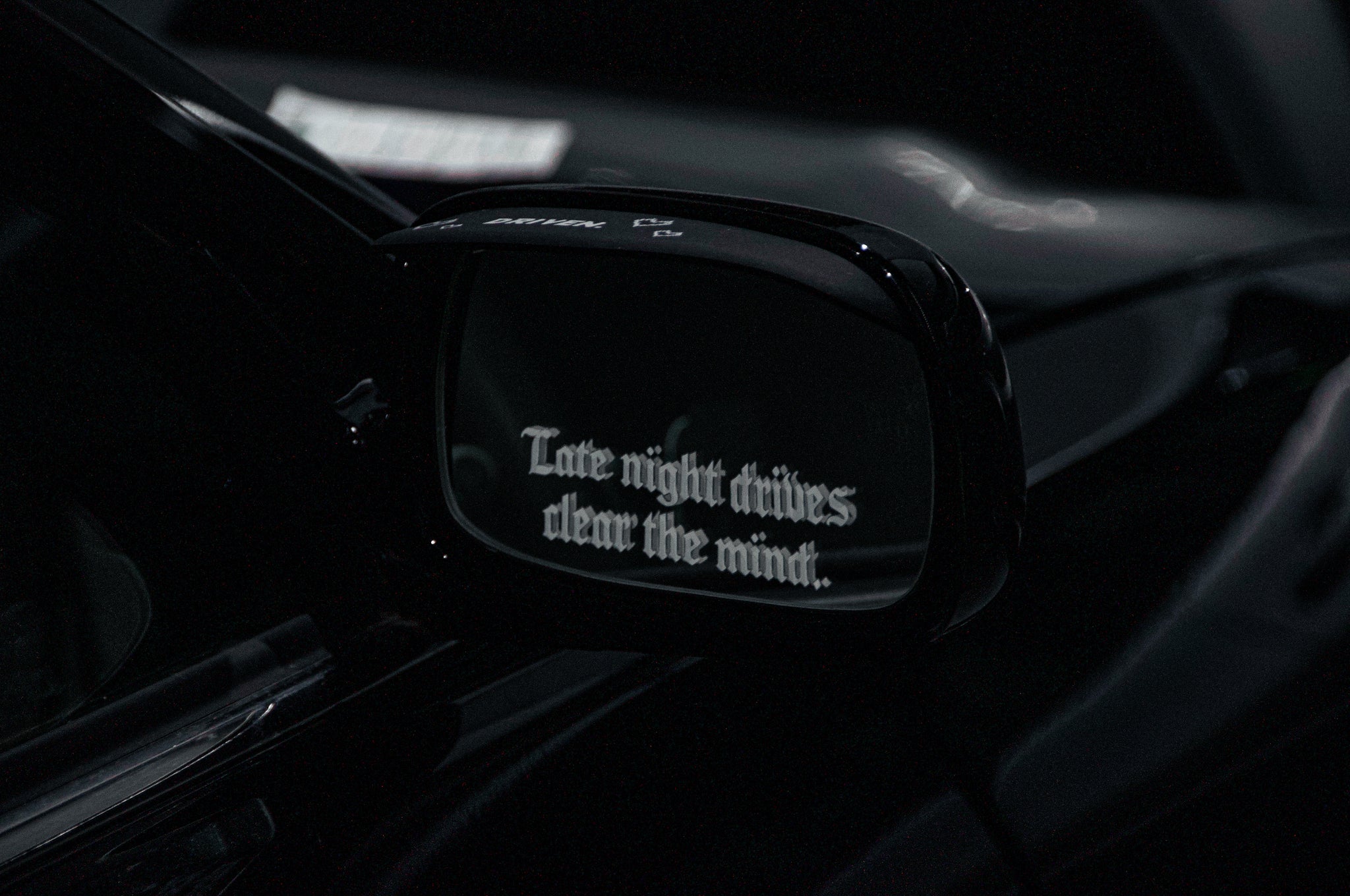 Late night drives clear the mind! | Baby Decal