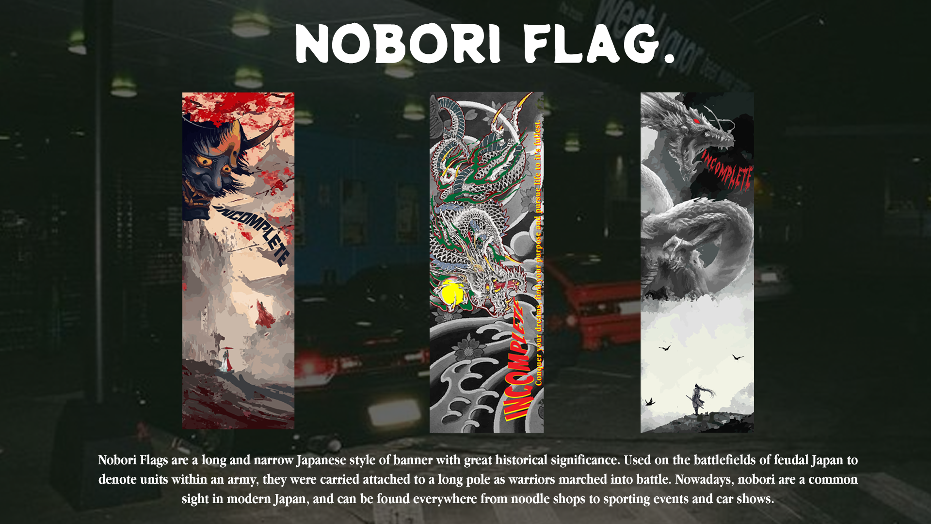 Spirit of the Dragon | Nobori Flag