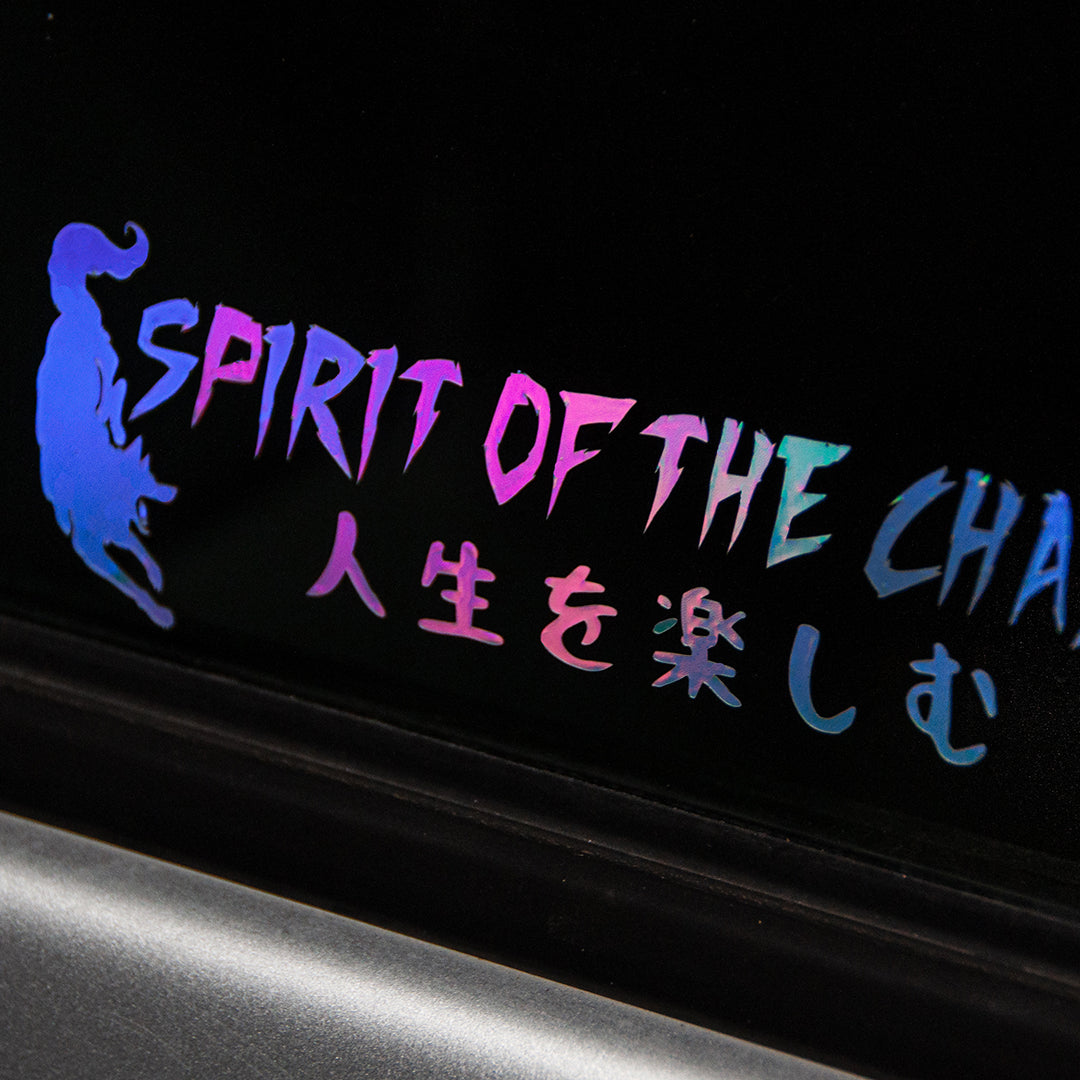 Spirit of the Chase! | Decal