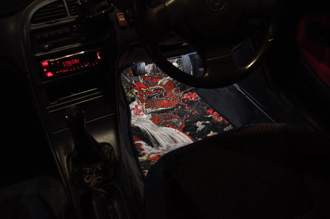 Ryu x Koi front mat at night